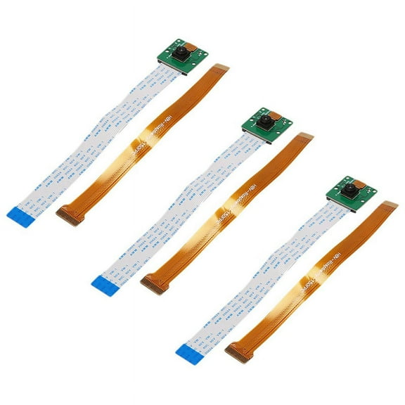 3X Camera Module Board 5MP Webcam for Raspberry Pi Zero W/Zero/ Raspberry Pi 3 Model B /4B