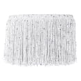 thumbnail image 1 of Uxcell Franges à Sequins, Franges à Pompons pour Couture de Robe Latine, Blanc, 5 Yards x 6 Po, 1 of 7
