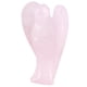 thumbnail image 3 of Piedra curativa de cristal con forma de ángel de la guarda, cargada de energía natural (rosa), 3 of 14