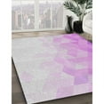 thumbnail image 3 of Ahgly Company Machine Washable Indoor Square Transitional Orchid Purple Area Rugs, 8' Square, 3 of 7