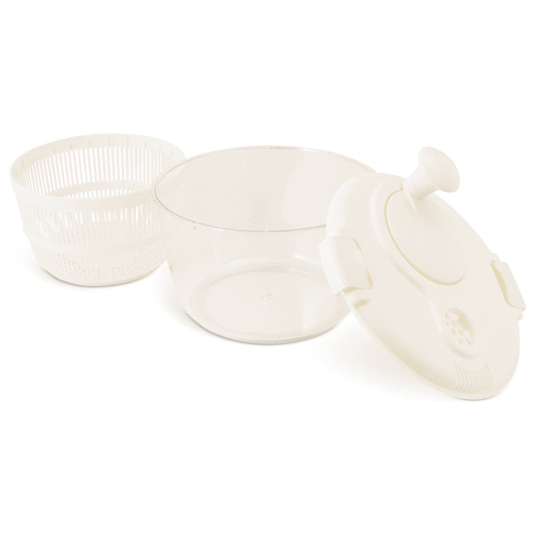 Thyme & Table Salad Spinner, Cream
