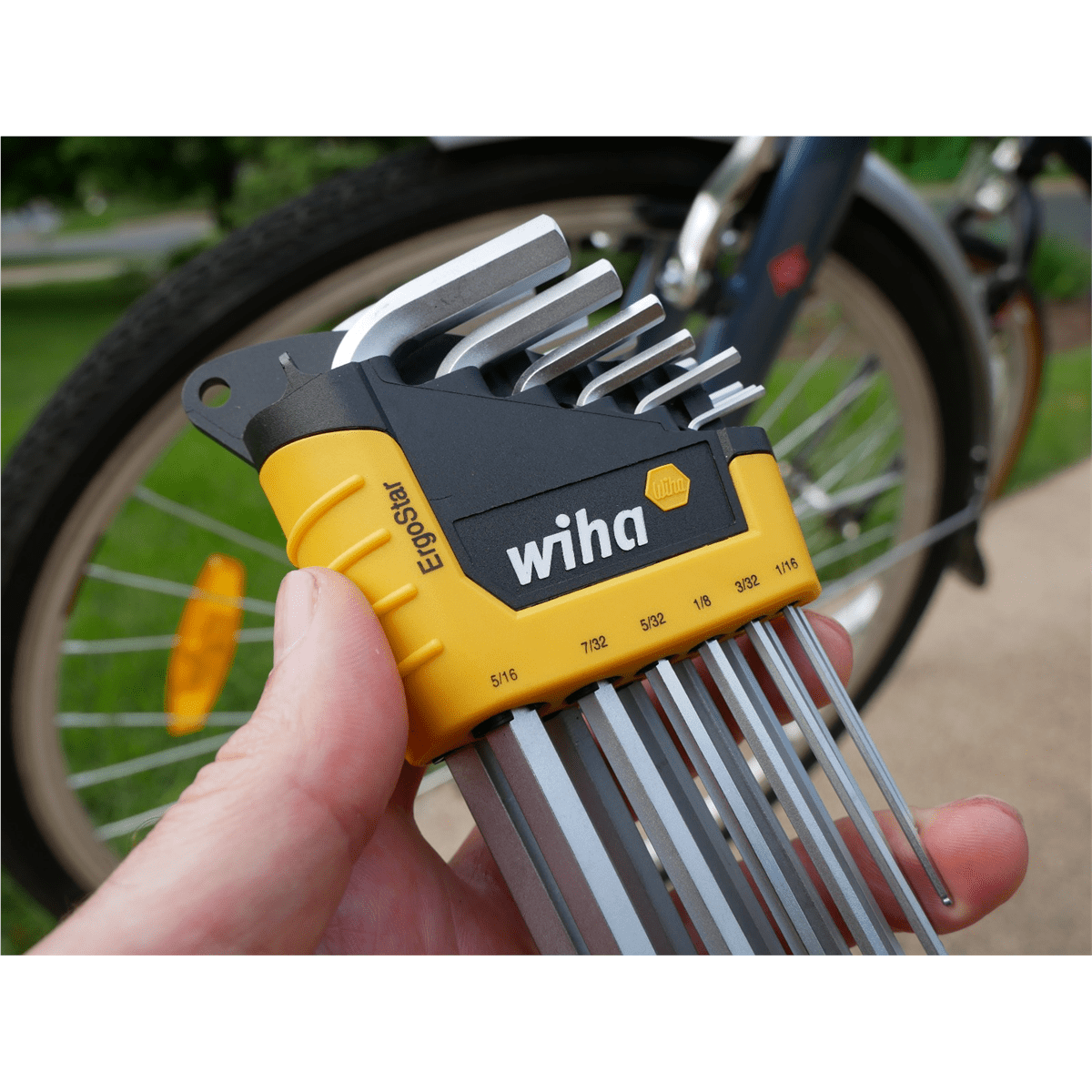 WIHA Tools 22 Piece MagicRing Ball End Hex L-Key Set - Inch, Metric