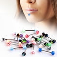 thumbnail image 4 of Body Chain Stainless Steel 30PCS Piercing Rings Barbell Cosmetic Tongue Navel Jewelry Accessories 30PCS, 4 of 5