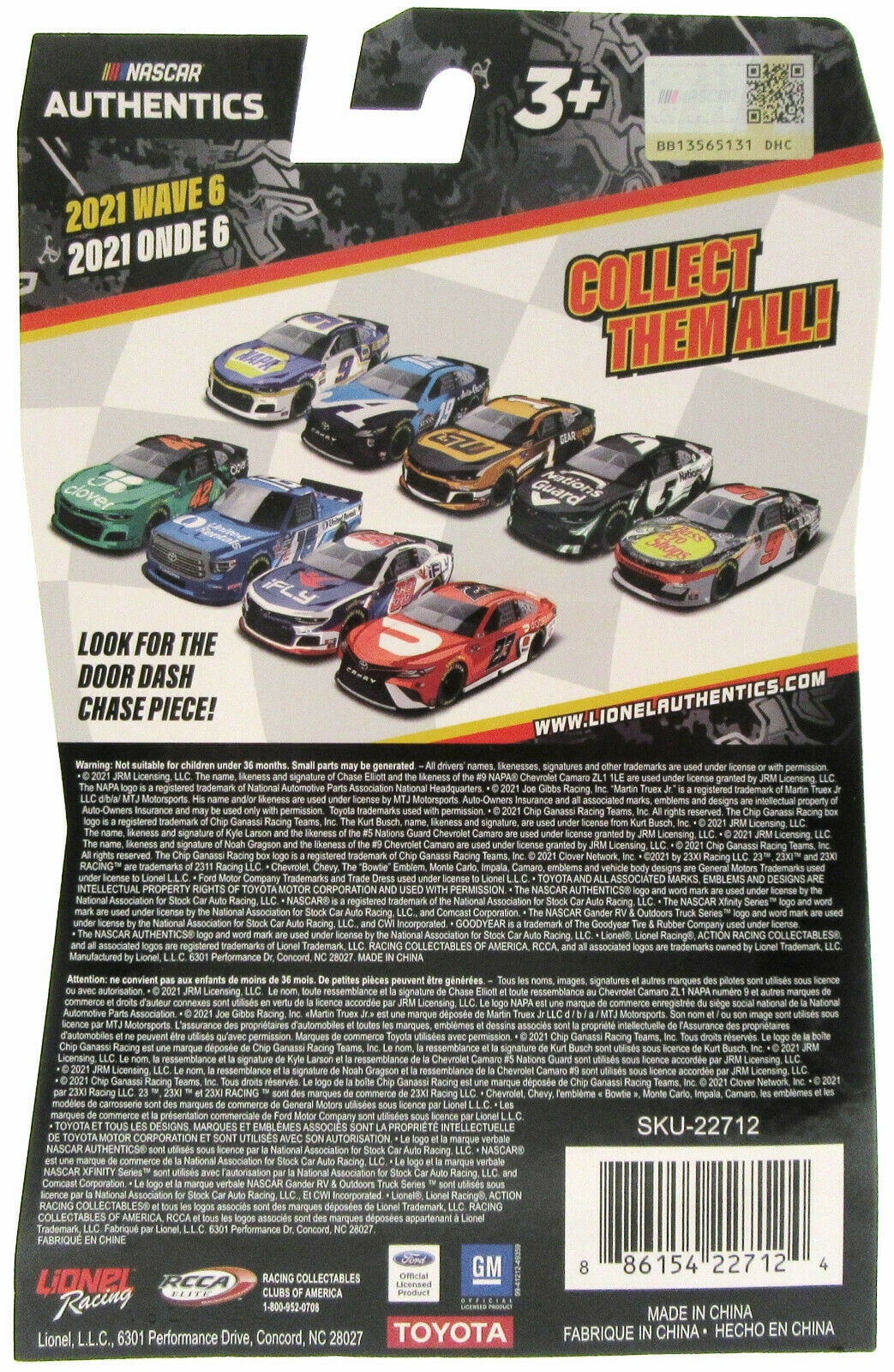 Noah Gragson ~ Bass Pro Shops Car ~ NASCAR Authentics ~ Die Cast 1:64 Scale