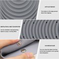 thumbnail image 3 of Heat Resistant Silicone Mat Pouch for Hair Straightener, Non-slip Travel Pad Cover for Curling & Flat Iron, Portable Styling Heat Mat Holder for Curler Wand and Hot Waver (Light Grey), 3 of 7