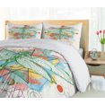 thumbnail image 5 of Ambesonne Dragonfly Duvet Cover Sets, Alchemy Occult Astrology, 2-Queen, White and Multicolor, 5 of 7