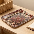thumbnail image 6 of Serving Trays,  12.9 x 9.6 inch Rectangular Plastic Tray for Restaurant, Kitchen,Red, 6 of 6