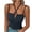 Blue, variant on Camisole For Womens Adjustable Shoulder Straps Tank Tops Workout Cropped Ribbed Summer Camisole Sleeveless Tops Trendy Queen Blue XXL