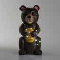 thumbnail image 3 of Petal & Plow Garden Statue, LED Bear, 18"H, 3 of 6