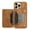 Brown, variant on ELEHOLD Magnetic Wallet Case for iPhone 13 Pro Max 6.7",PU Leather Card Slots Stand Function Shockproof  Multi-Functional Purse Case with Wrist Strap,Brown