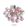 thumbnail image 3 of LED String Lights Ball Shaped Soccer Theme Birthday Party Decor For Boys 1.5 Meter 10 Light Strand With Battery Powered Box Design, 3 of 6