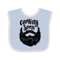 Inktastic Beard Coming Soon Boys Baby Bib