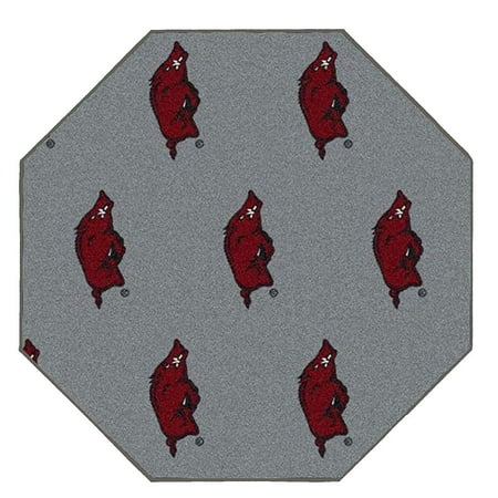 NCAA My Team College Repeating Rug Arkansas - 9' Octagon