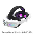 thumbnail image 5 of Compatible con las gafas de realidad virtual Meta Quest 3/3S: correa ajustable RGB con batería de 12 000 mAh para un tiempo de juego prolongado, 5 of 5