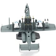 ARCADORA US Air Force A10 Thunderbolt II Warthog Model 1/100 Scale Alloy Plastic 16x17cm For Desk Showcase Decoration Plane Collectors