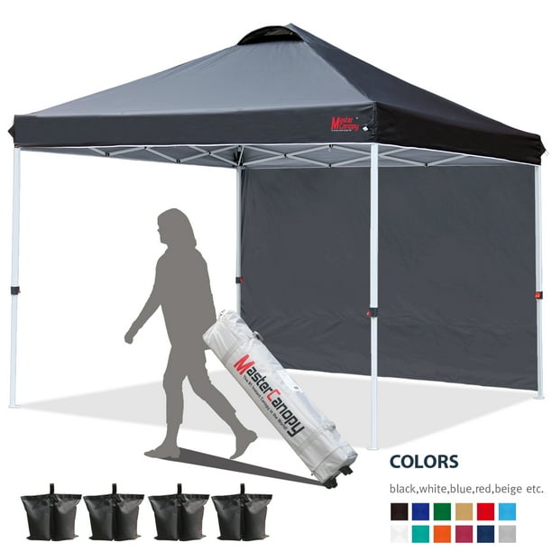 MASTERCANOPY 10' x 10' Easy Pop Up Canopy Instant Shelter with 1