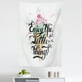 thumbnail image 1 of Saying Tapestry, Ice Cream on the Cone with Hand Lettering Inspirational Message, Fabric Wall Hanging Decor for Bedroom Living Room Dorm, 5 Sizes, Multicolor, by Ambesonne, 1 of 1