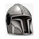 thumbnail image 4 of HEROCROSS Disney Star Wars Mandalorian Casco Charm Fit Pandora Pulsera 925 Joyería de Plata Esterlina, 4 of 4