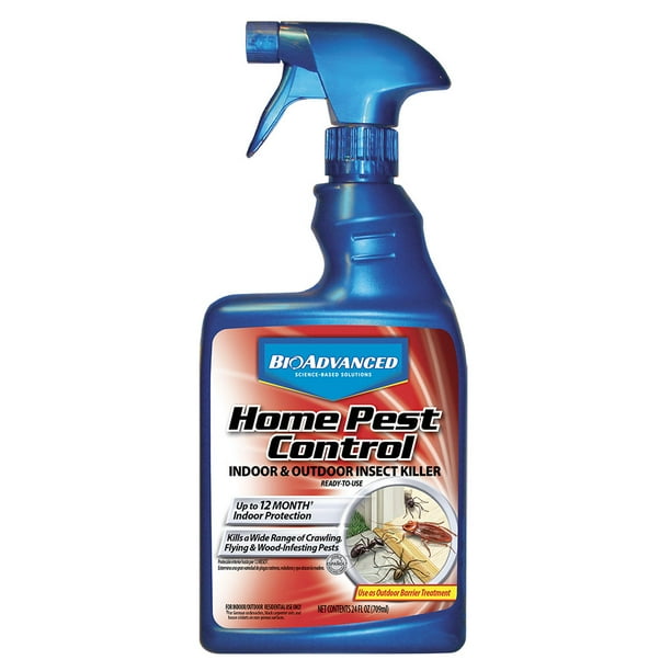 Bioadvanced Home Pest Control Indoor Outdoor Insect Killer Ready To Use 24 Ounce Walmart Com Walmart Com