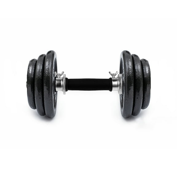 UPKOCH Gym Accessories Dumbbell Bar Steel Black 1Pack
