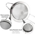 thumbnail image 4 of 4pcs Tea Strainers For Loose Tea, Stainless Steel Fine Mesh Strainers, Conical, 4 of 5