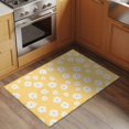 thumbnail image 2 of Non-Slip Rug Pad Rugs White Daisy Flower on Yellow Rectangle Area Rugs 2x3Ft Soft Carpet Pads for Living Room Kids Room, Watercolor Rustic Floral, 2 of 9