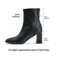 thumbnail image 5 of Wensltd Women Ankle Boots High Heel Fashion Party Daily Wear Elegant Boots Grey, 5 of 9