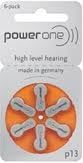 Power One P13 Hearing Aid Batteries - 60 Pack -10 Wheels 6 Per Wheel + 30% Off!
