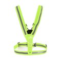 thumbnail image 2 of Gilet Réfléchissant, Gilet Réfléchissant LED Équipement de Course 3 Modes d'Éclairage Protection 360 Grande Élasticité pour Travail Extérieur Vert, Orange Rouge, Jaune, 2 of 8