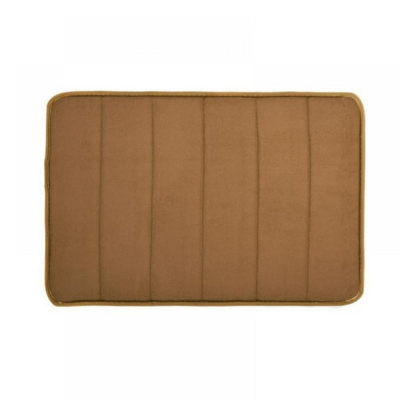 Memory Foam Bath Mat for Bathroom Non Slip Bath Rug Velvet Soft and Comfortable Water Absorbent Machine Washable Easier to Dry Floor Rug Mats 19.6 x 31.5 Inches