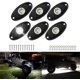 thumbnail image 1 of Sunpie 6 Pods Luces De Roca Blancas 6000K Luz Blanca Pura Resplandor Rueda Luces De Pozo De Rueda Para Camiones Sedanes Coches Atv Utv Suv Carro De Golf Remolques Motocicletas, 1 of 1