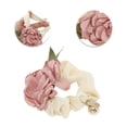 thumbnail image 3 of Unique Bargains 1 Pc Cute Rose Pearl Scrunchie Hair Elastic Band Pink, 3 of 5