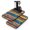 White-617, variant on Modern Abstract Coffee Mat Leak-Proof Diatom Mud Dish Drying Mat with Non-Slip Backing Heat-Resistant and Stain-Hiding Kitchen Counter Mat Featuring Psychedelic Art and Rainbow Gradient Designs Ideal