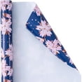 thumbnail image 6 of Floral Wrapping Paper Roll, Pink Sakura Blossoms Design for Wedding, Bridal Shower, Anniversary, Mother's Day, Birthday, Spring Holiday, Mini Roll, 17 In x 32.8 Ft, 6 of 17