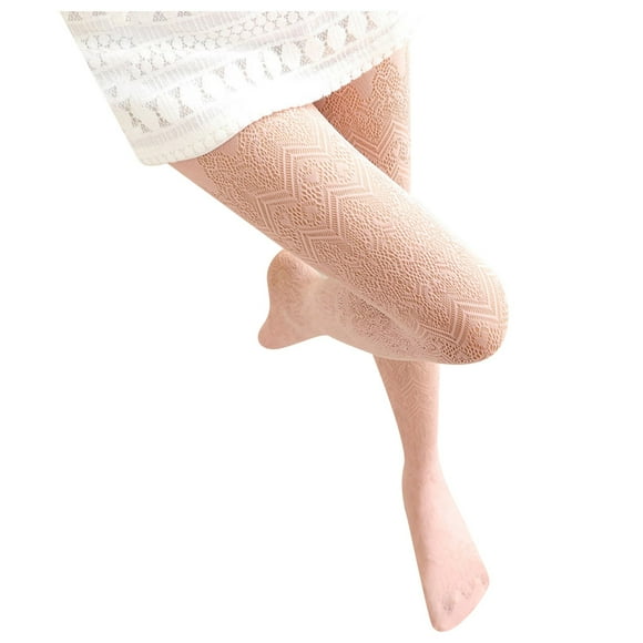 Ymyiu Bas pour Femmes Bas en Soie à Reflets pour Femmes Cuisse Haute Bas à Dentelle (Rose Pâle, Taille Unique)