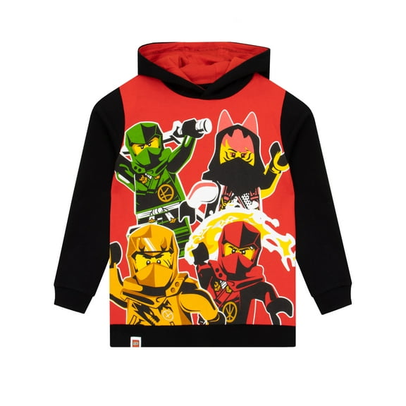 LEGO Ninjago Boys Ninja Hoodie Black Sizes 5-14