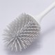 thumbnail image 3 of Toilet Brush and Holder Set, Toilet Bowl Brush with Cleaning Brush, Silicone Toilet Bowl Cleaners Brush, 3 of 5