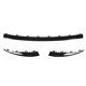 thumbnail image 5 of Kit del cuerpo delantero del automóvil, 3pcs resistente a los rasguños brillos negros del centro izquierdo del centro izquierdo moldura del parachoques delantero para Loss, 5 of 7