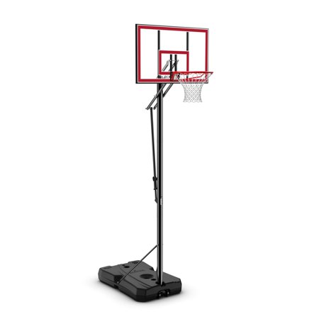 Spalding 44 In. Shatter-proof Polycarbonate Pro Glide® Portable Basketball Hoop