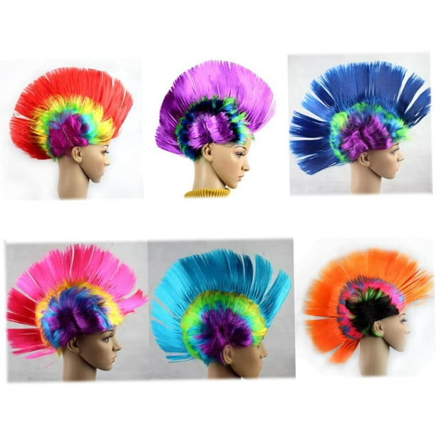 Peluca De Cresta De Gallo – Color Rojo, Fibra De Alta Temperatura, Tamaño 12.7 Cm | Disfraz De Halloween, Cosplay Y Fiestas Temáticas Para Hombres