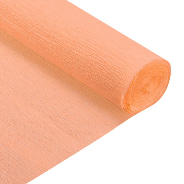 Unique Bargains Rouleaux de Papier Crêpe 7,5 Pi de Long 20 Pouces de Large, Champagne Profond, Lot de 2