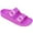 Bright Pink, variant on LAVRA Women's Double Buckle Sandals Adjustable Strap EVA Lightweight Cushioned Slides