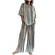 thumbnail image 2 of Puntoco Traje De Verano Para Mujer Pantalones Cortos De Color Con Estampado De Moda Traje Casual De Dos Piezas Liquidación Puntoco Puntoco-6657, 2 of 6