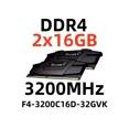 thumbnail image 1 of RAM Ripjaws V DDR4 32 GB,F4-3200C16D-32GVK, 1 of 5