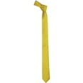thumbnail image 3 of Skinny Baby Yellow Ties by K. Alexander 2 Inch Solid Mens Neckties, 3 of 4