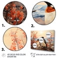 thumbnail image 3 of Designart "Journey of Penguins in a Pastoral Setting II" Animals Floater Framed Wall Art Print, 3 of 7