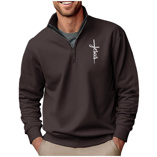 Blusa y camisa de manga larga con cuello alto para hombre, ropa deportiva para el hogar, pijamas, camiseta de color liso, blusa deportiva de poliéster para hombre