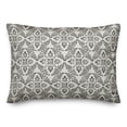 thumbnail image 2 of Creative Products White Medallion Pattern 14x20 Indoor / Outdoor Pillow, 2 of 3