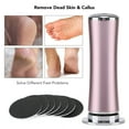 thumbnail image 4 of Electric Callus Remover For Feet,Foot File,Electronic Foot File Grinder (Speed Adjustable) with 60pcs Replacement Sandpaper Disk for Men Women Dead Cracked Hard Skin Calluses,Rose Gold, 4 of 10