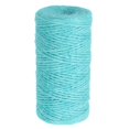 thumbnail image 2 of 100m Jute Cord 2mm String Crafts jute string DIY Gift Wrapping Twine Rope Light Blue, 2 of 9